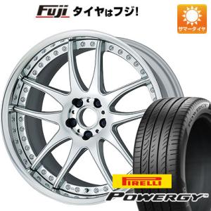 【新品国産5穴100車】 夏タイヤ ホイール4本セット 225/40R18 ピレリ パワジー ワーク...