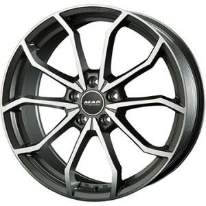 【新品】輸入車用 VW（ティグアン） スタッドレスタイヤ ホイール４本セット 235/55R18 グリップマックス アイスX SUV BSW 2023年製 MAK レーベ FF 18インチ