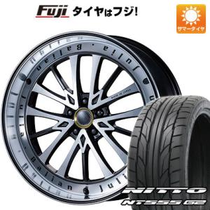 【パンク保証付】【新品国産5穴114.3車】 夏タイヤ ホイール4本セット 265/40R22 ニッ...