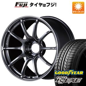 【新品】ライズ ハイブリッド 夏タイヤ ホイール4本セット 215/45R18 グッドイヤー イーグ...