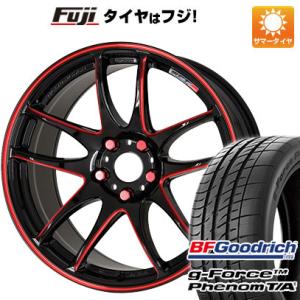 【新品】ライズ（ハイブリッド） 夏タイヤ ホイール４本セット 215/45R18 BFグッドリッチ(...