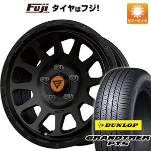 【新品国産5穴114.3車】 夏タイヤ ホイール4本セット 225/70R16 ダンロップ グラントレック PT5 デルタフォース オーバル 16インチ｜fujidesignfurniture