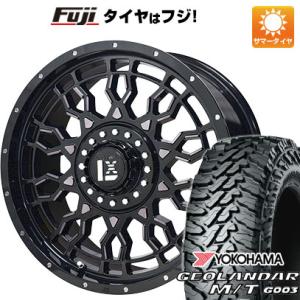 【新品国産6穴139.7車】 夏タイヤ ホイール4本セット 35X12.5R18 ヨコハマ ジオランダー M/T G003 オフビート レクセル プレデター 18インチ｜fujidesignfurniture