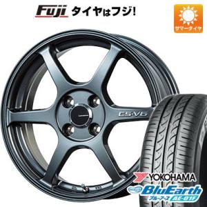 【新品国産4穴100車】 夏タイヤ ホイール4本セット 185/55R16 ヨコハマ ブルーアース ...