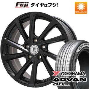 【新品】60系プリウス 夏タイヤ ホイール４本セット 195/60R17 ヨコハマ アドバン dB V553 ブランドル E04B 17インチ｜fujidesignfurniture