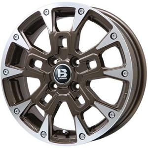 【新品 軽自動車】 スタッドレスタイヤ ホイール4本セット 165/50R15 ブリヂストン ブリザック VRX3 ビッグウエイ B-LUGNAS BRD(ブロンズポリッシュ) 15インチ｜fujidesignfurniture