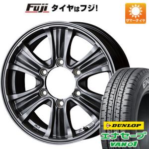 【新品】キャラバン 夏タイヤ ホイール4本セット 195/80R15 107/105L ダンロップ エナセーブ VAN01 トピー バザルト-X タイプ2 15インチ｜fujidesignfurniture