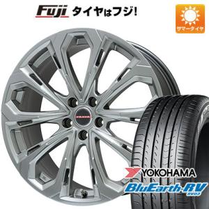 【パンク保証付】【新品国産5穴100車】 夏タイヤ ホイール4本セット 225/60R17 ヨコハマ ブルーアース RV-03 ビッグウエイ LEYSEEN プラバ5X 17インチ｜fujidesignfurniture