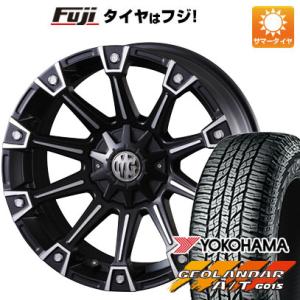 【新品国産6穴139.7車】 夏タイヤ ホイール4本セット 315/75R16 ヨコハマ ジオランダー A/T G015 OWL/RBL クリムソン マーテルギア(MG) モンスター 16インチ｜fujidesignfurniture