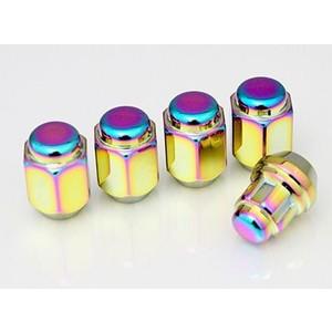 Wepro 新品ホイールナット レインボー ロックナット付き 冷間鍛造ナット M12×1.50 21HEX 車の足元のオシャレに トヨタ系に　 WEPRO スチールナット＆ロックセット(レインボー) 19HEX M12×1.5