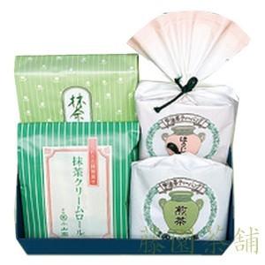 丸久小山園ギフト 宇治茶と抹茶菓子 TBS-36 : 抹茶と宇治茶の藤園茶舗