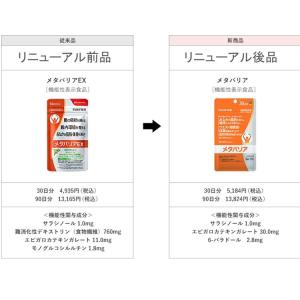 【リニューアル前品】メタバリアEX 90日分 ...の詳細画像1