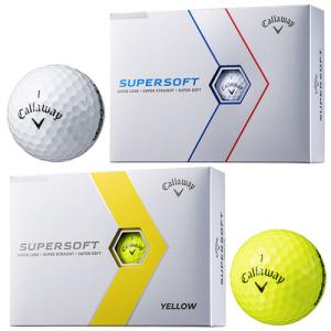 Callaway キャロウェイ SUPERSOFT ゴルフボール 1ダース 2023年モデル｜fujigolf-kyoto