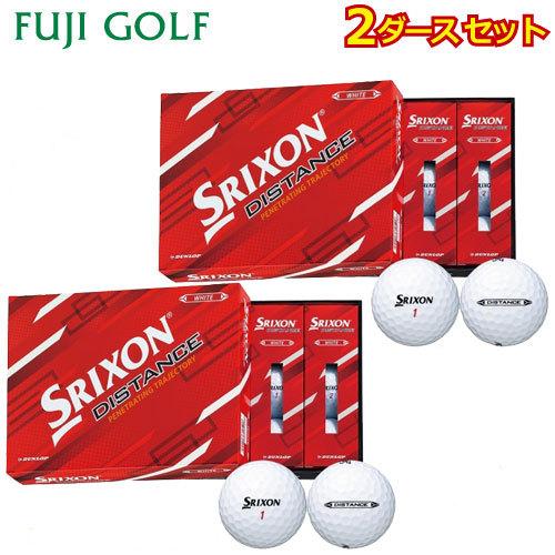 ゴルフボール 2ダースセット DUNLOP SRIXON DISTANCE ダンロップ スリクソン ...