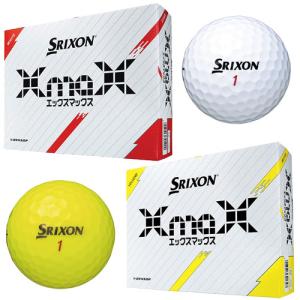 DUNLOP ダンロップ SRIXON XmaX スリクソン エックスマックス ゴルフボール 1ダース 2024年モデル｜フジゴルフヤフー店