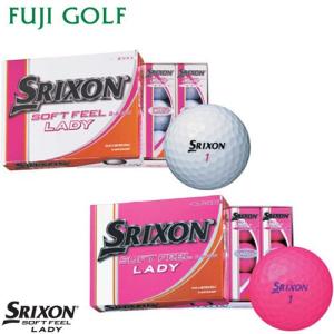 在庫限り DUNLOP SRIXON SOFT FEEL LADY ダンロップ スリクソン ソフト フィール レディ ゴルフボール 1ダース 2014年モデル