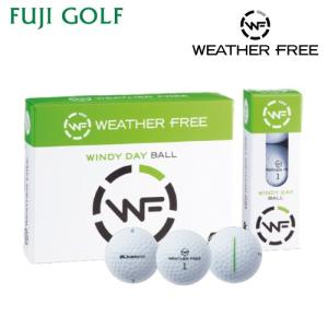 kasco キャスコ  WEATHER FREE  WINDY DAY BALL  ウェザーフリー 風用  ゴルフボール 1ダース  2020年モデル｜fujigolf-kyoto