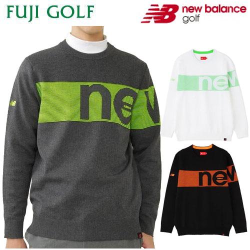 New Balance Golf ニューバランス ゴルフ クルーネック ニット プルオーバー MEN...