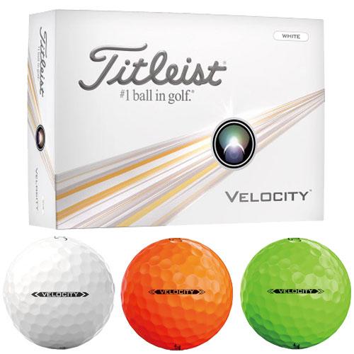 Titleist VELOCITY ゴルフボール 1ダース 2024年モデル タイトリスト ベロシテ...