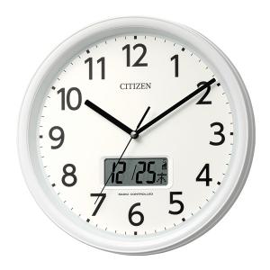 CITIZEN シチズン 温度・湿度表示 電波掛時計8FYA05-003｜fujii-tokeiten