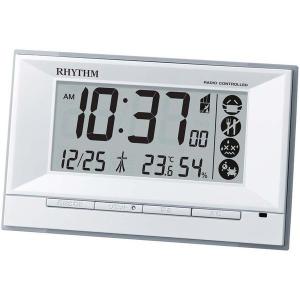 RHYTHM リズム時計掛時計ピュアカレンダーM617SR電波時計電池