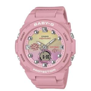 国内正規品CASIO カシオ腕時計  BABY-G ベビーG アクアプラネットタイアップモデル BGA-320AQ-4AJR｜fujii-tokeiten