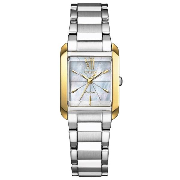 シチズン腕時計ソーラー時計シチズン エルレディスSQUARE コレクションEW5558-81D