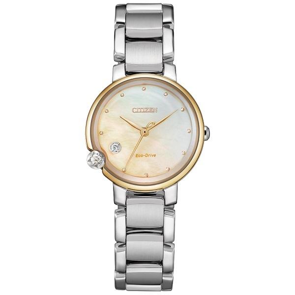 シチズン腕時計ソーラー時計シチズン エルレディスROUND  コレクションEW5586-86Y