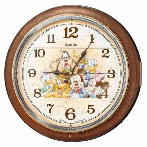 SEIKO セイコー電波からくり掛け時計「Disney Time（ディズニータイム）ミッキー＆ミニー」　FW587B｜fujii-tokeiten