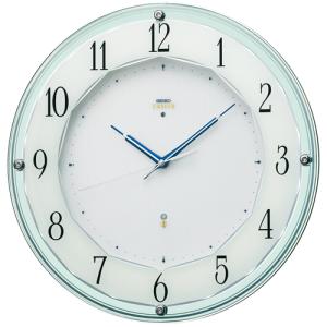 SEIKO セイコー エムブレム 電波 掛け時計 ホワイト HS543W