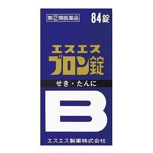 《エスエス製薬》 エスエスブロン錠 84錠 【指定第2類医薬品】 （咳止め・去たん）｜晴天