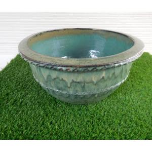 金魚鉢 陶器 おしゃれ 和風 水鉢 睡蓮鉢 メダカ鉢 かわいい レトロ