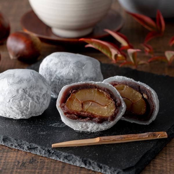 【全国のうまいもん／岐阜県】新杵堂　まるごと渋皮栗大福６個入　全国送料無料♪　アデリー(03183)