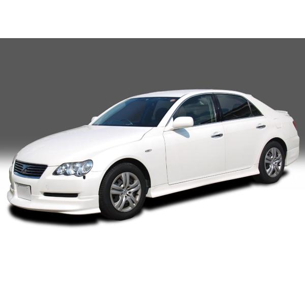 120系　マークX　サイドステップ　エアロ　サイドスカート 　富士企画