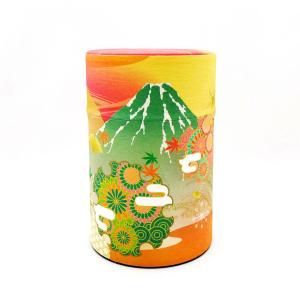 和紙缶 100g缶 茶缶 茶筒 富士ノ四季 富...の詳細画像4