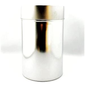 1kg茶缶 特大茶筒 取っ手付き 白缶 100...の詳細画像2