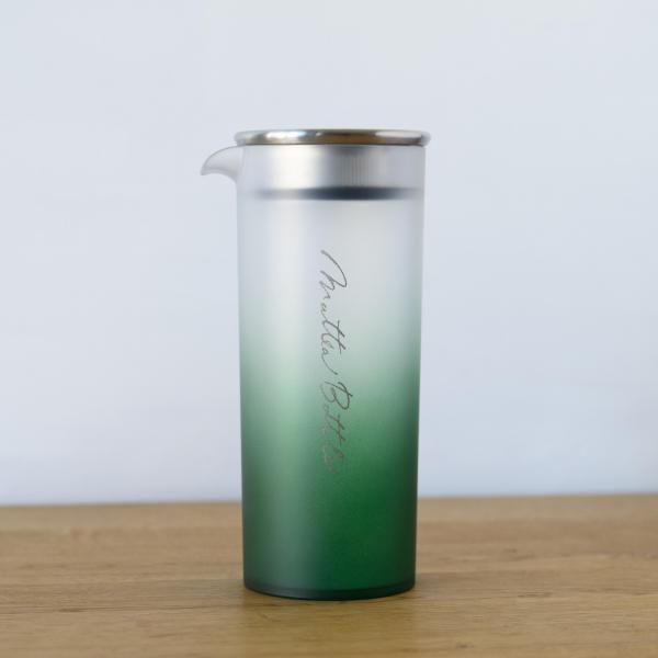 マッティーボトル 緑色 600ml 樹脂製ティーボトル フィルター茶漉し付き グラデーション 加賀山...