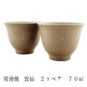常滑焼 雲仙 小湯呑 70ml 手作り 湯飲み 湯呑 国産 : 富士銘茶くぼた園