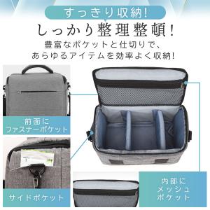 カメラケース ショルダー おしゃれ カメラバッ...の詳細画像3