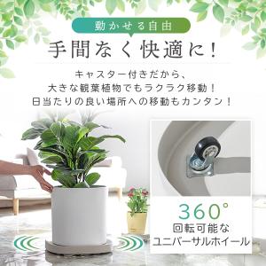 植木鉢台 キャスター付き 室内 フラワースタン...の詳細画像1