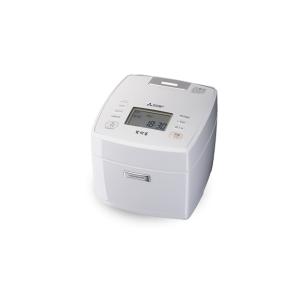 三菱 炊飯器 備長炭炭炊釜 NJ-VVC18  月白（ホワイト） 1.8L（10合、1升）炊き 備長炭コート熾火 炭炊釜