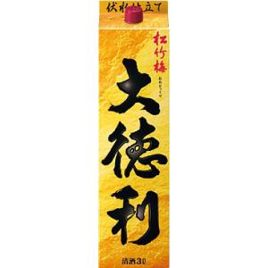 宝(タカラ)酒造 松竹梅「大徳利」 紙パック 3000ml ※4本まで1個口で発送可能 母の日 父の日 就職 退職 ギフト 御祝 熨斗｜fujimatsu-store