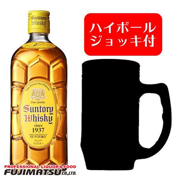 【ハイボールジョッキ付375mlタイプ】サントリー 新・角瓶 700ml（ウイスキー 角ハイ ジョッ...