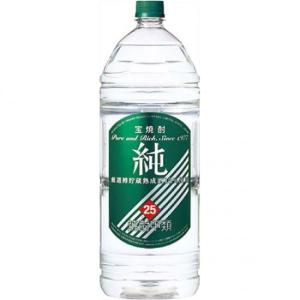 宝(タカラ)酒造 宝焼酎「純」 25° エコペット 4000ml ※4本まで1個口で発送可能 母の日 父の日 就職 退職 ギフト 御祝 熨斗｜fujimatsu-store