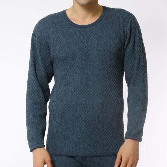 防寒肌着 チョモランマ 紳士長袖丸首