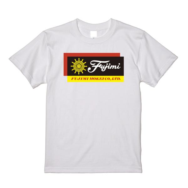 フジミ模型 Tシャツ(初代ロゴ) ホワイト Mサイズ