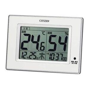 温湿度計 シチズン CITIZEN  8RD200-A03 デジタル クロック 時計 掛置兼用 ライ...