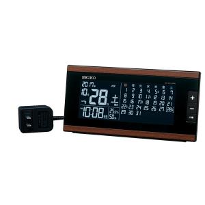 時計 セイコー SEIKO  DL212B電波 デジタル クロック 交流式デジタルカレンダー 置時計 目覚まし時計