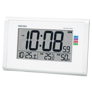 SEIKO（セイコー） 時計 SEIKO SQ433S 電波 デジタル クロック 掛時計