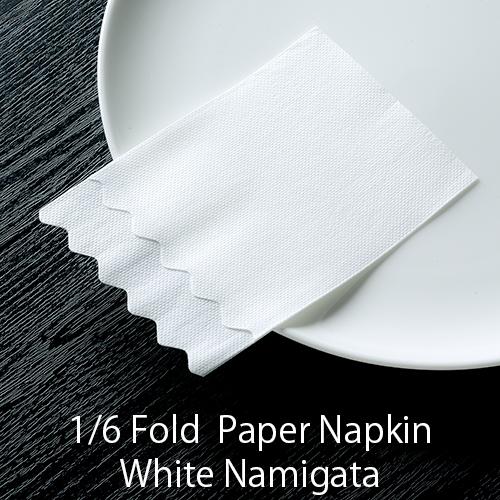 紙ナプキン(ペーパーナプキン) 六つ折ナプキン 波型 1ケース(100枚×100) 業務用 送料無料